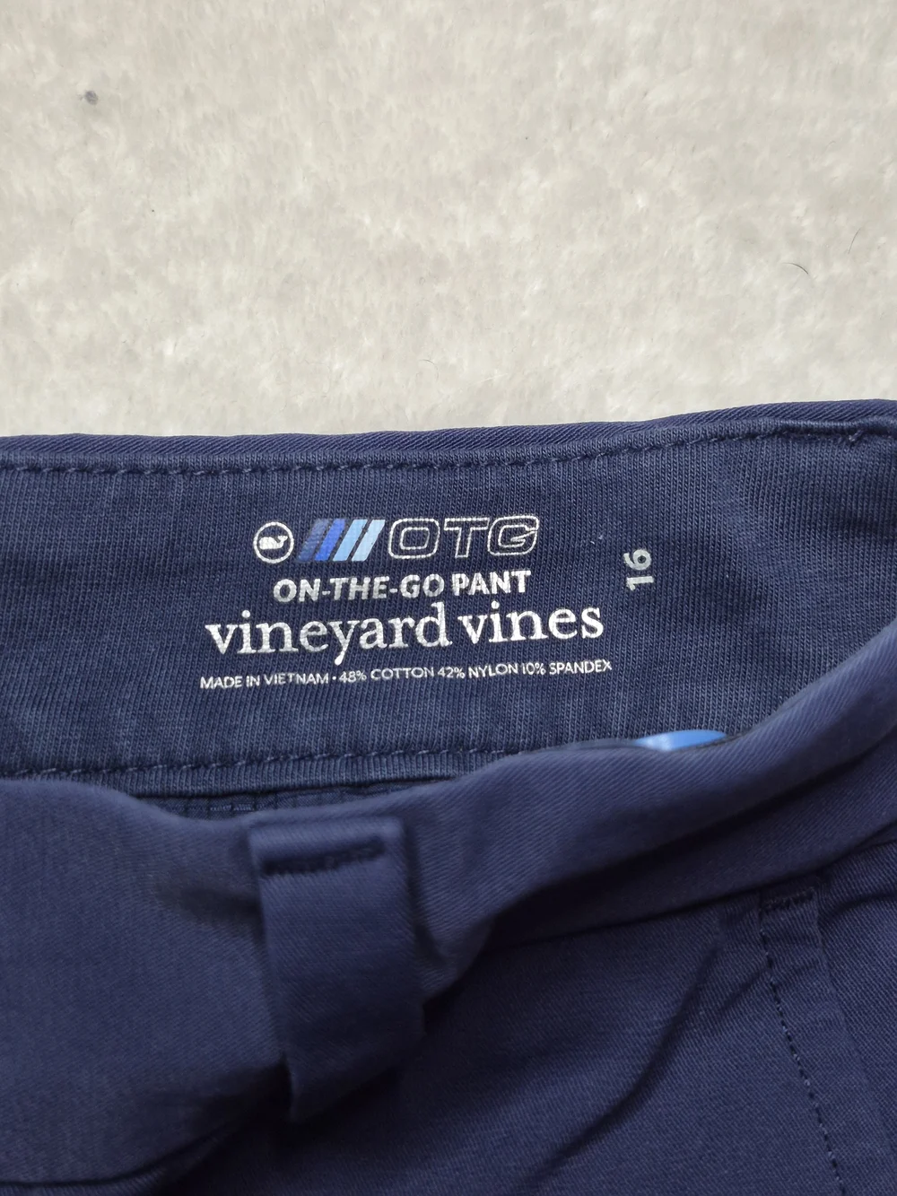 Vineyard Vines Boys Navy Blue Casual Pants